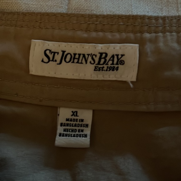 St. John’s Bay Khaki Detailed Jacket Size XL - Picture 8 of 9